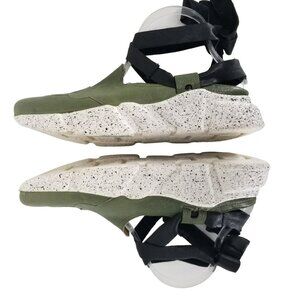 Texas Robot Green Hybrid Shoe Western Cowboy Boot Sneaker Mules Unique Unusual